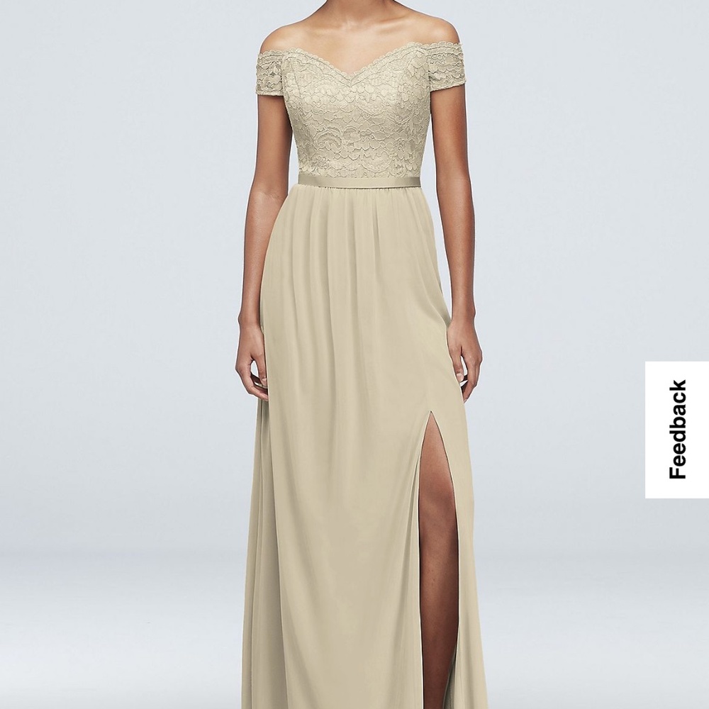 David’s bridal bridesmaid dress